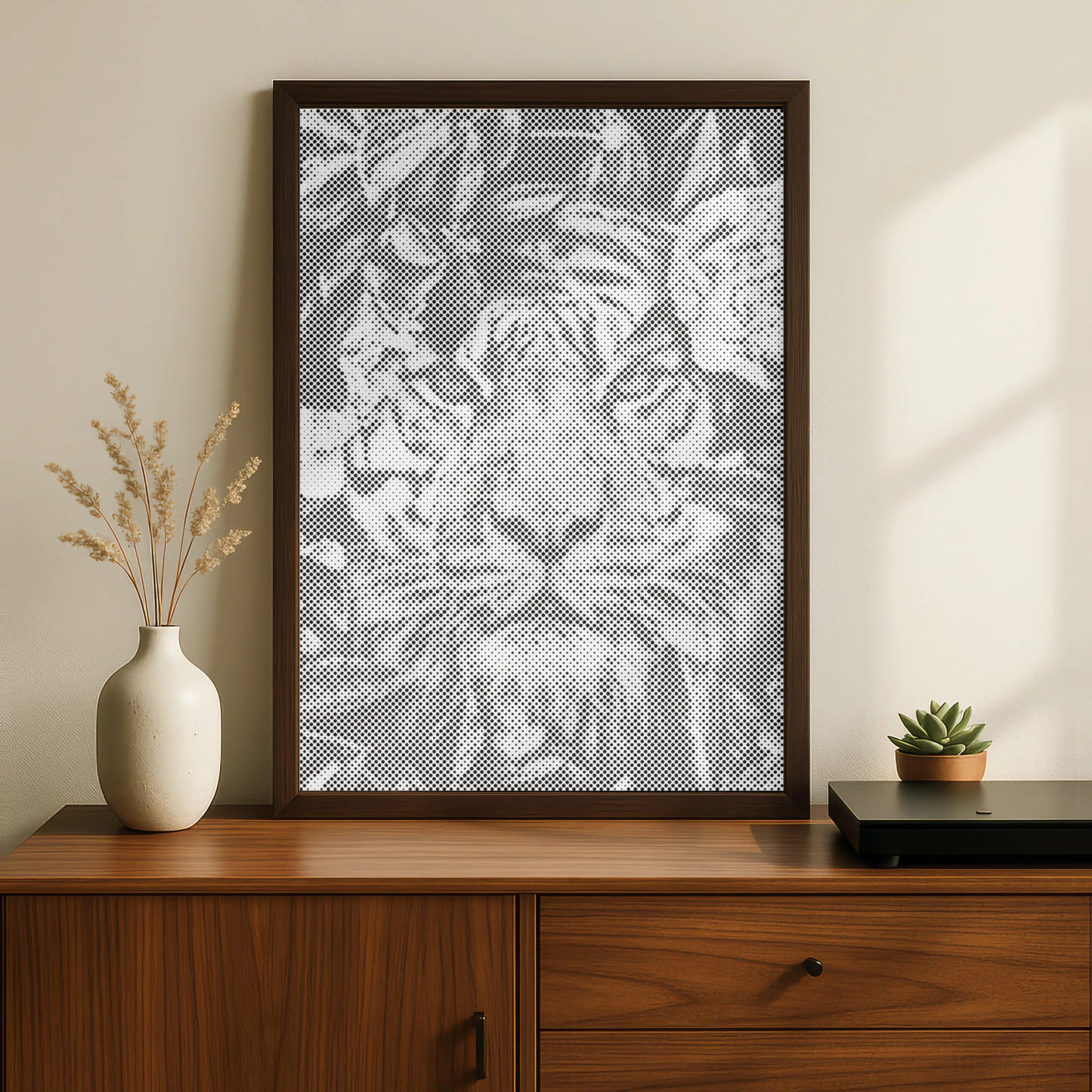 Tiger i junglen | Mal Med Prikker