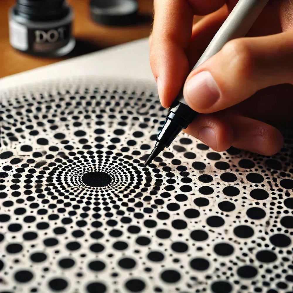 Historien bag dot painting: Teknik, betydning og moderne prikmaleri