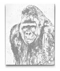 Gorilla prikmaleri – kraftfuldt og detaljeret dyremotiv