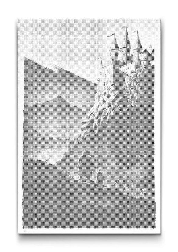 harry potter hogwarts mal med prikker