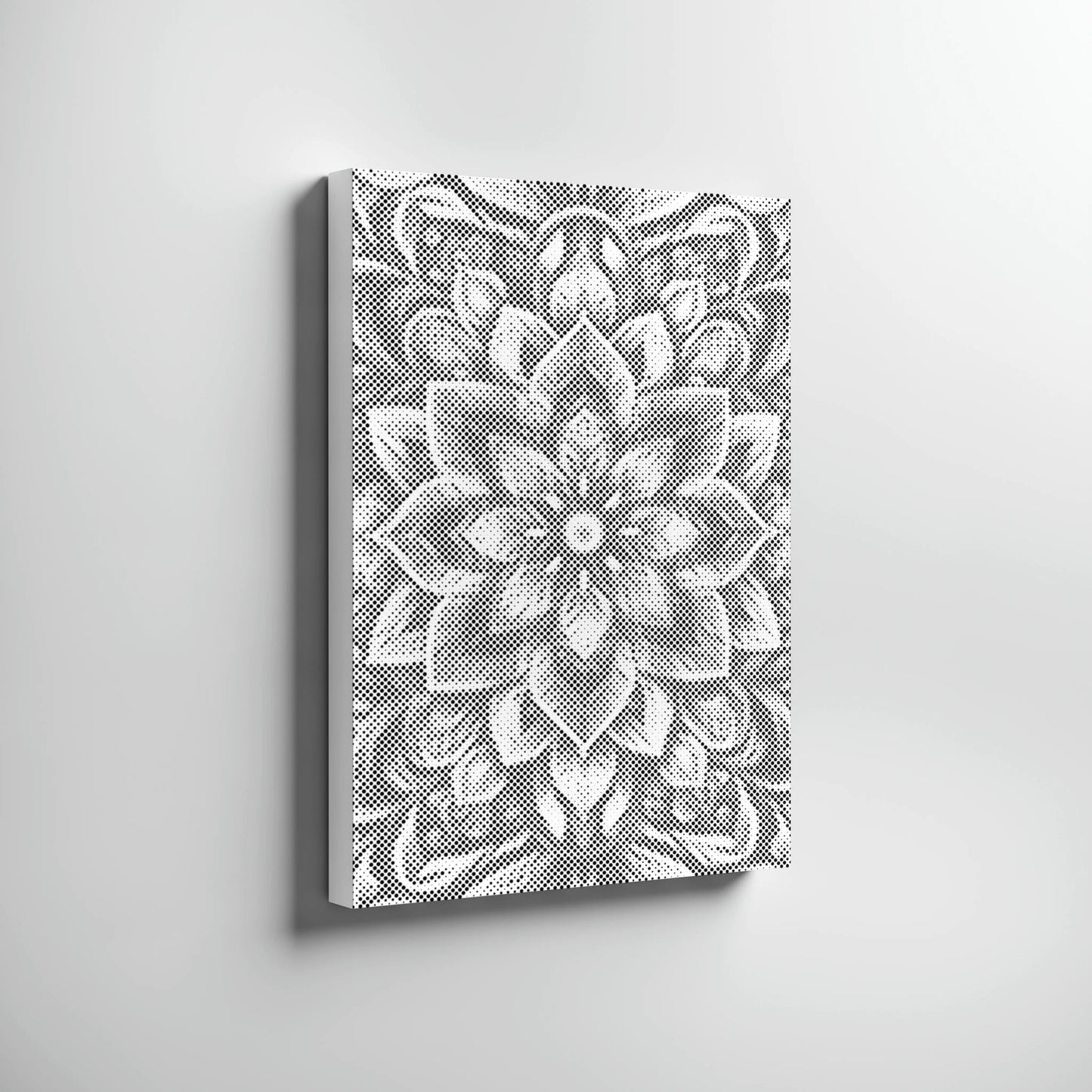 Blomstermandala | Mal Med Prikker