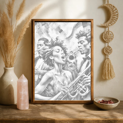 Jazzsanger | Mal Med Prikker