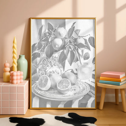 Citron stilleben | Mal Med Prikker
