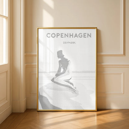 Den Lille Havfrue København | Mal Med Prikker