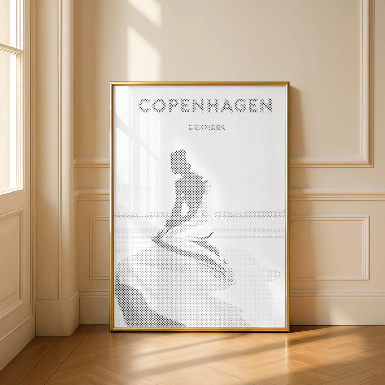 Den Lille Havfrue København | Mal Med Prikker