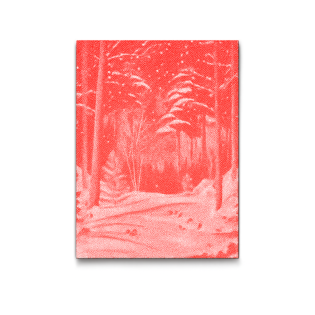 dansk vinterkunst på lærred