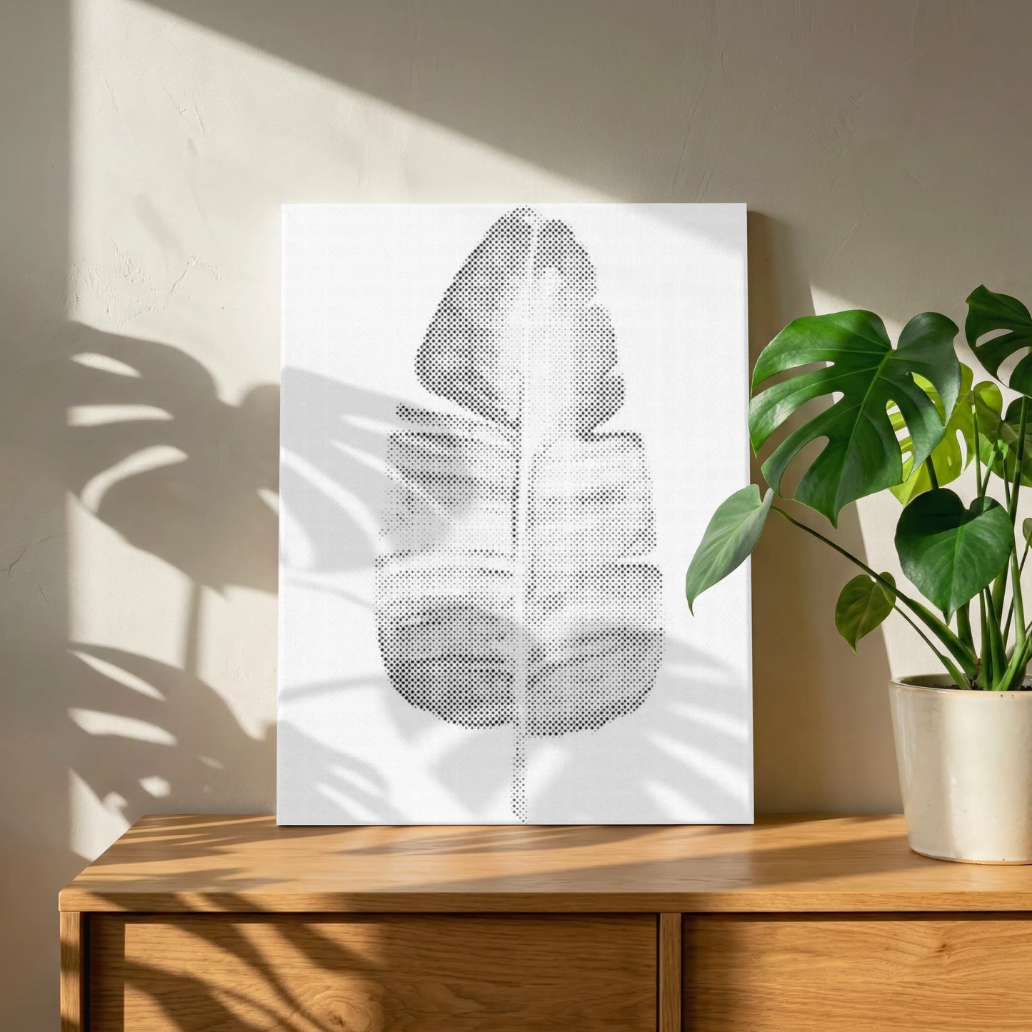 Minimalistisk banan | Mal Med Prikker