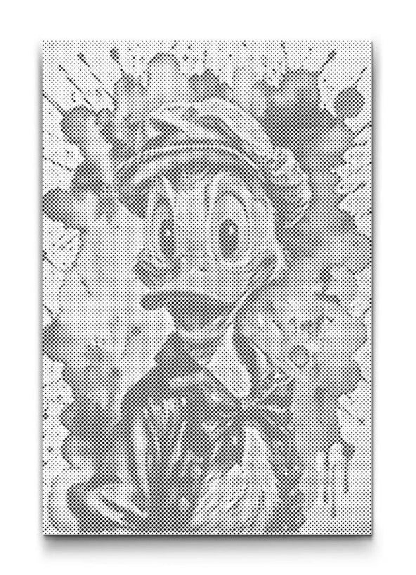 Anders And i pop art stil prikmaleri