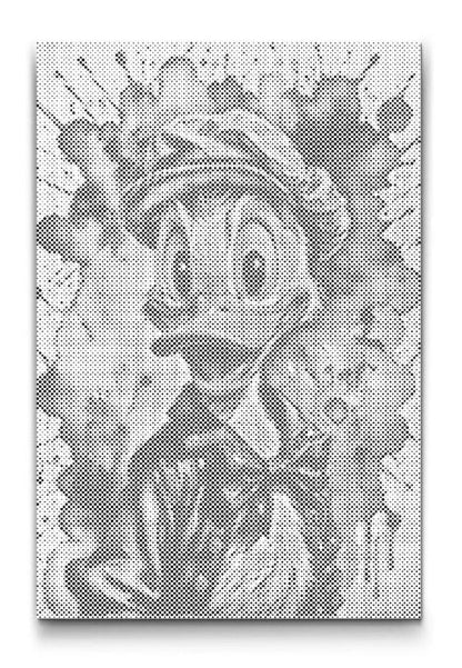 Donald Duck Dot Painting – Lizenzierte Punktmalerei | Punkt-Malerei.de