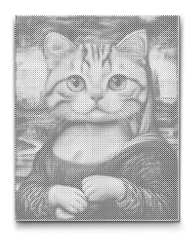 Mona Lisa kat i renaissance stil med klassisk baggrund mal med prikker 