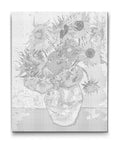 Dot Painting von Van Goghs Sonnenblumen – ikonisches Blumenmotiv als Punktmalerei
