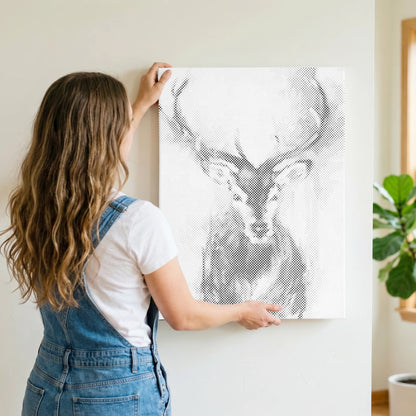 Skovens konge | Mal med prikker