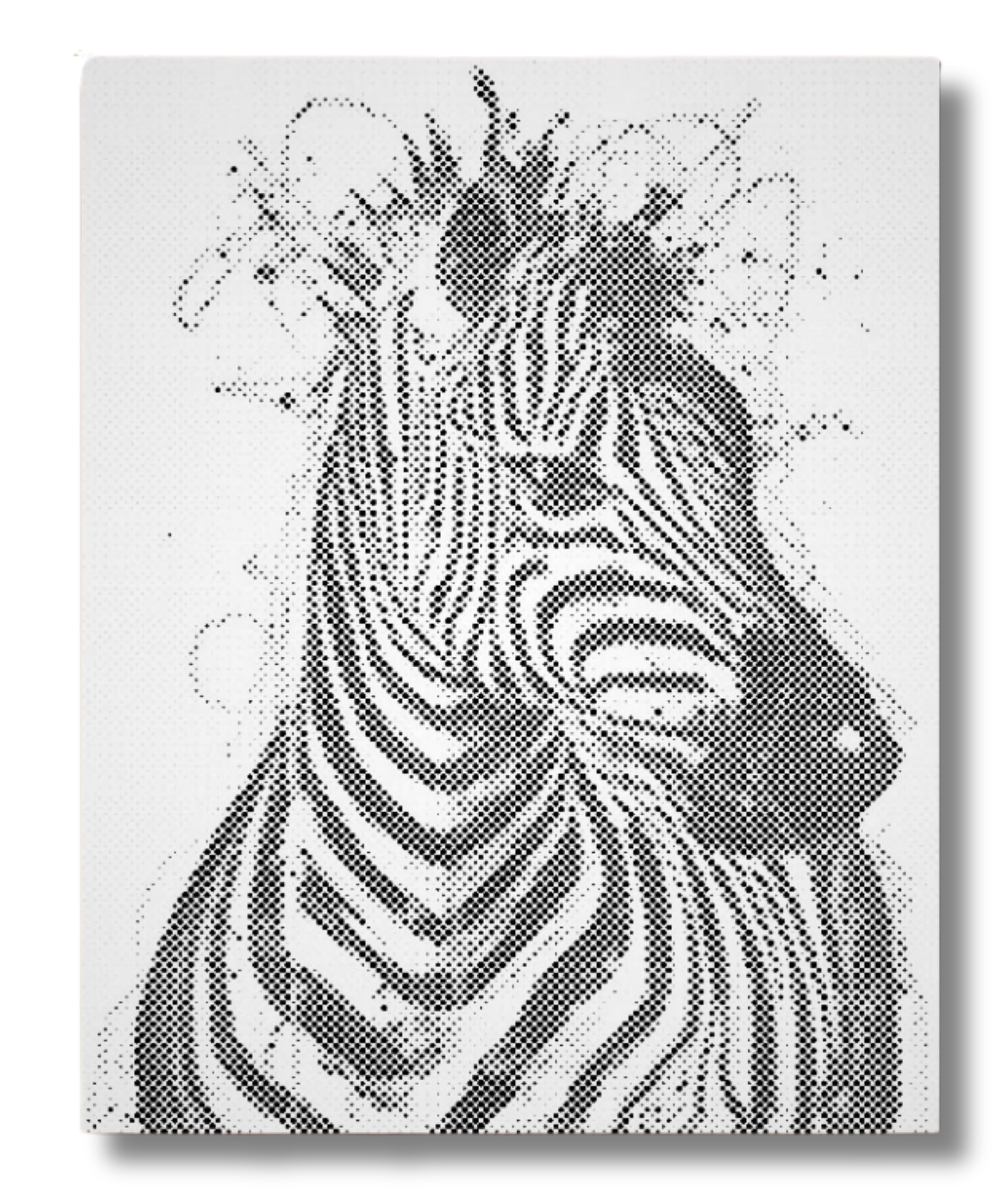  mal med prikker zebra – prikmaleri i dansk design