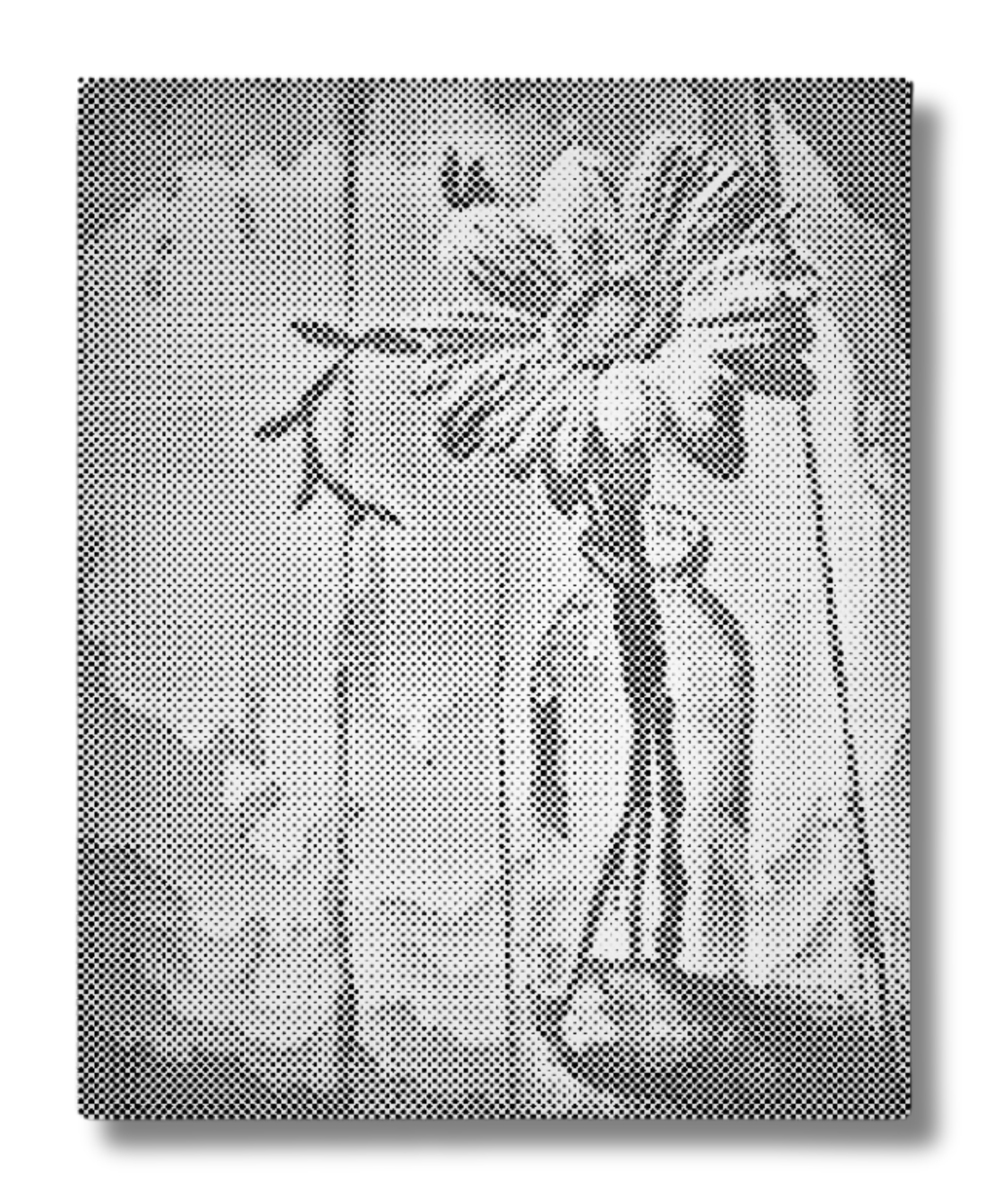 ENSOM BLOMST | mal med prikker