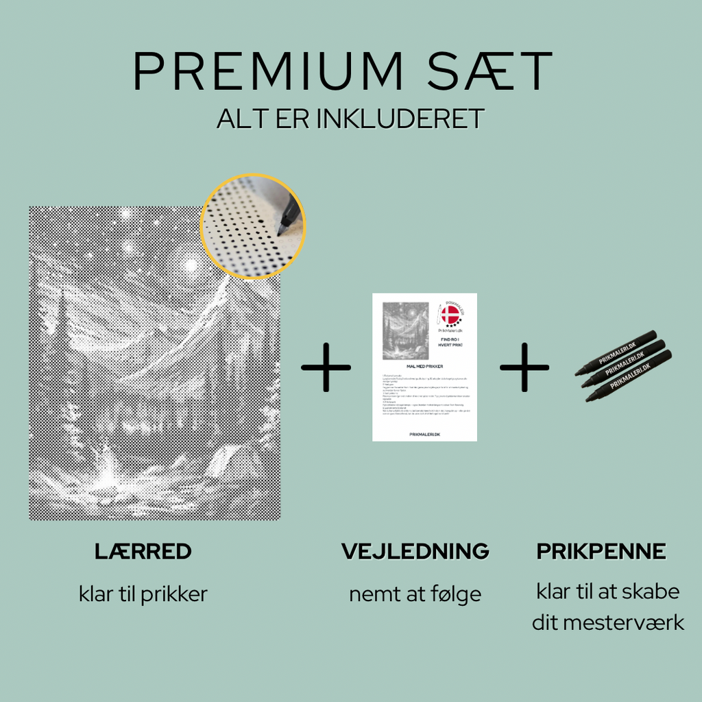 prikmaleri tusch og lærred lykkelig pindsvin dansk kvalitet