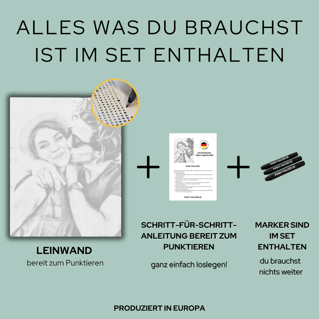 punktmalerei von Darth Vader mit Schriftzug FATHER – ikonisches Star Wars Motiv für Fans