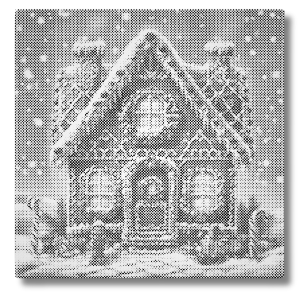 prikmaleri peberkage julepynt