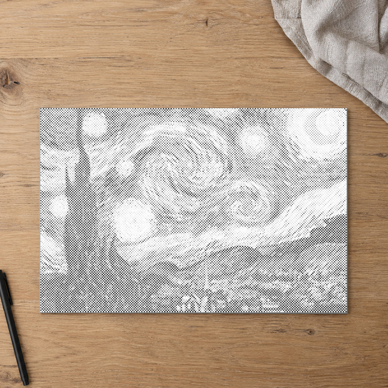 Stjernenatten af Van Gogh | Mal Med Prikker som færdigt mal med prikker motiv
